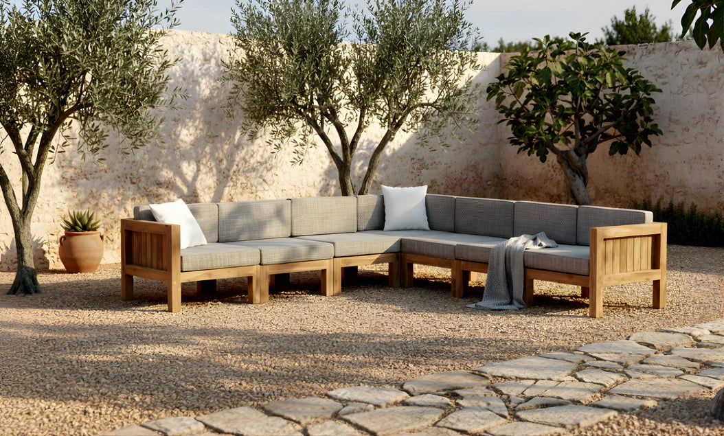 Teak Lounge Mittelmodul Algarve