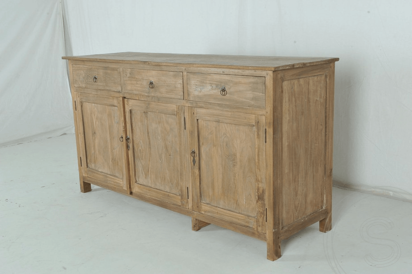Teak dressoir 160cm oud hout - Souren Meubels