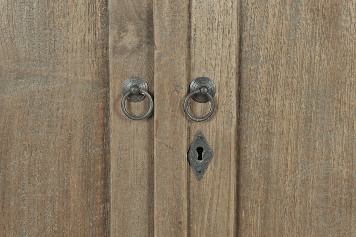 Teak Kommode 200cm Rustikal