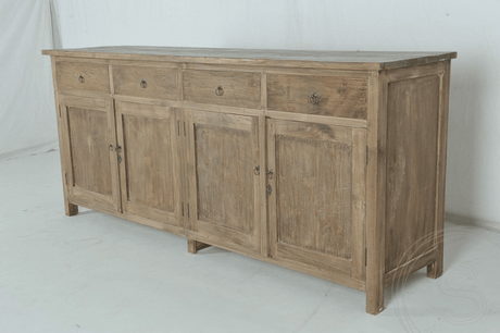 Teak Kommode 200cm Rustikal