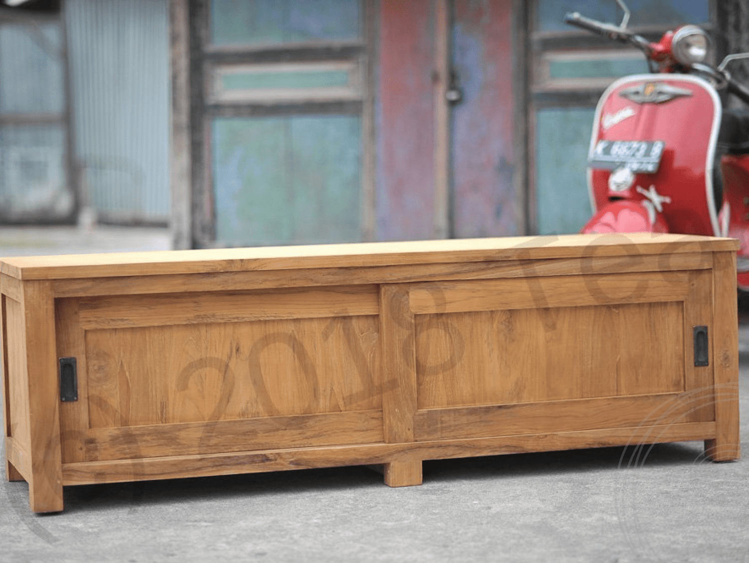 Teak TV-Sideboard 160x50x50