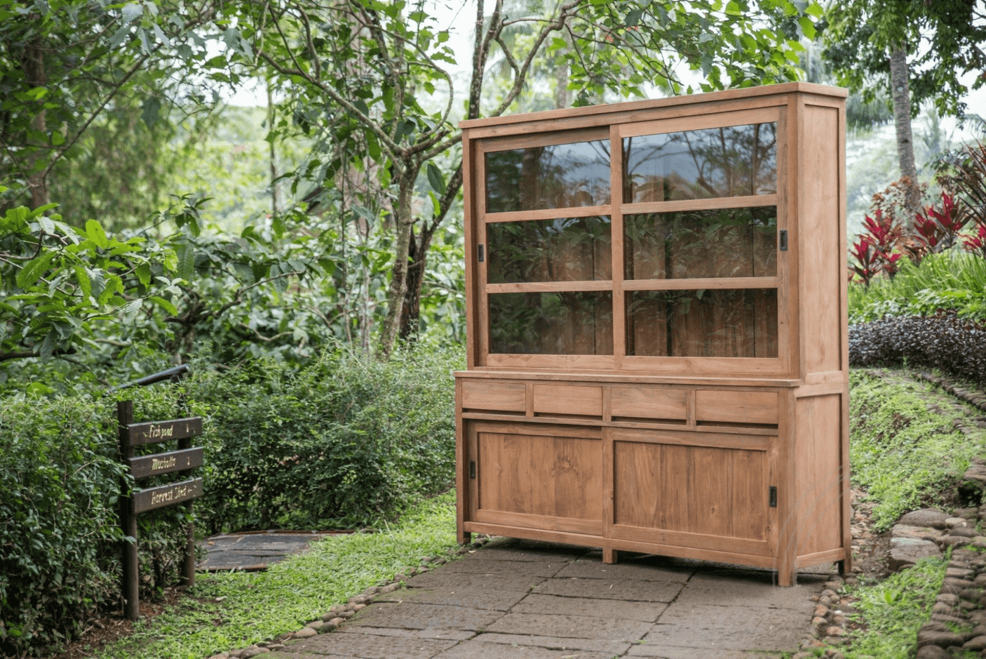 Teak buffetkast 200cm - Souren Meubels