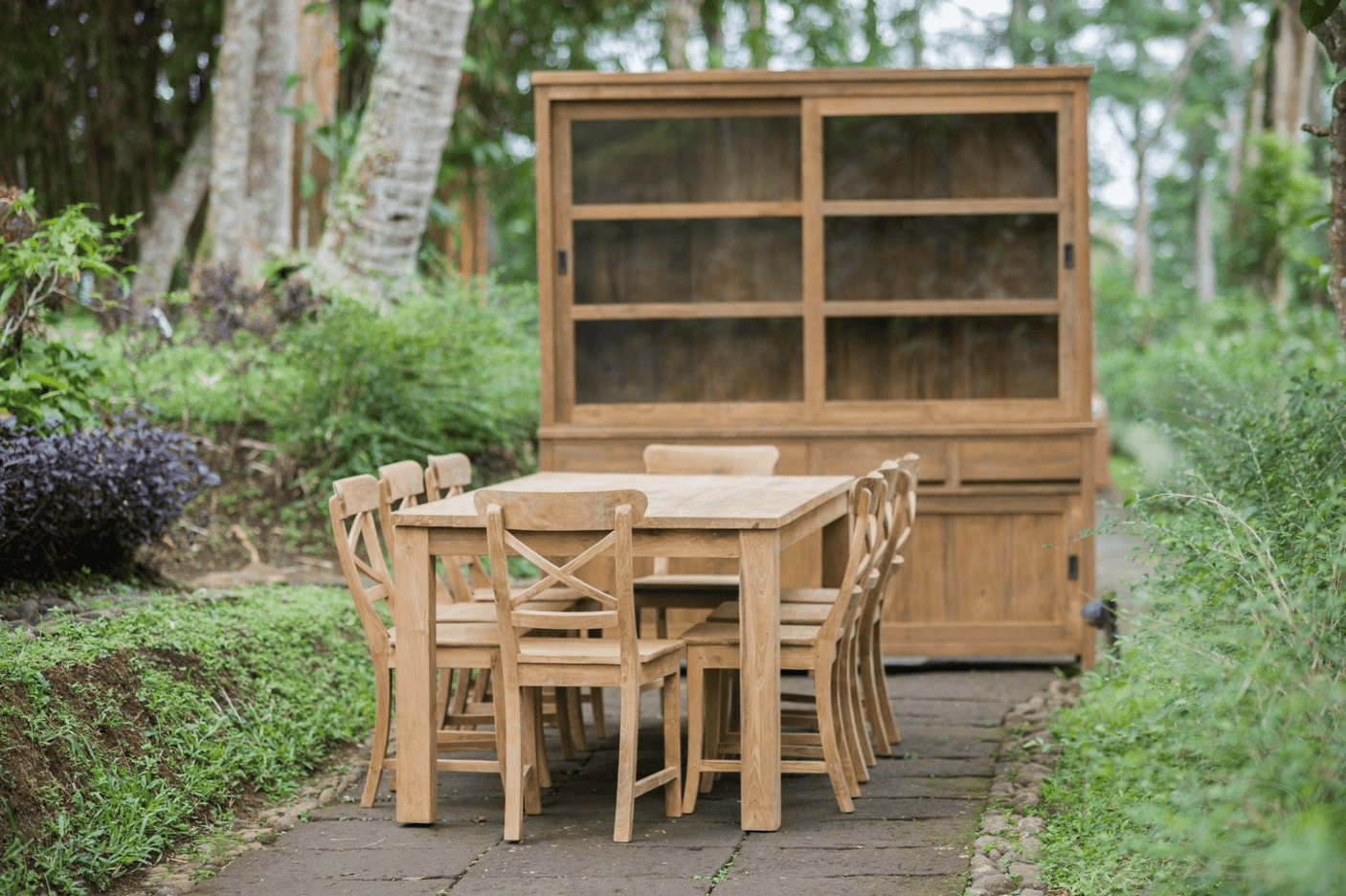 Teak buffetkast 200cm - Souren Meubels