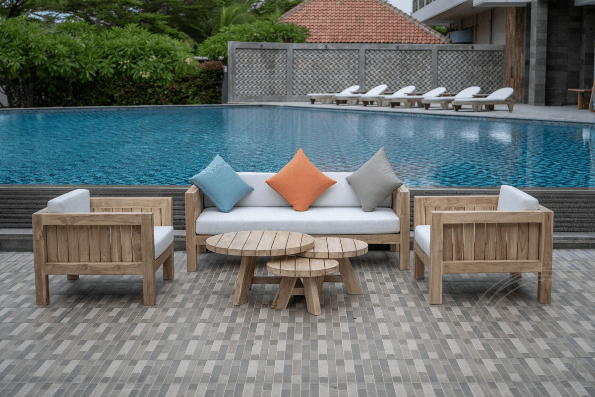 Teak Loungeset Algarve