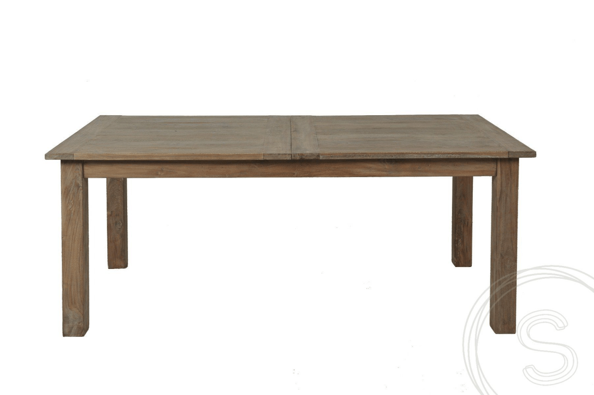 Teak Tisch Ausziehbar 200-250-300x100 + 12 Stühle