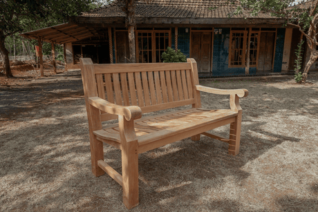 Teak tuinbank 130cm Mammoet - Souren Meubels