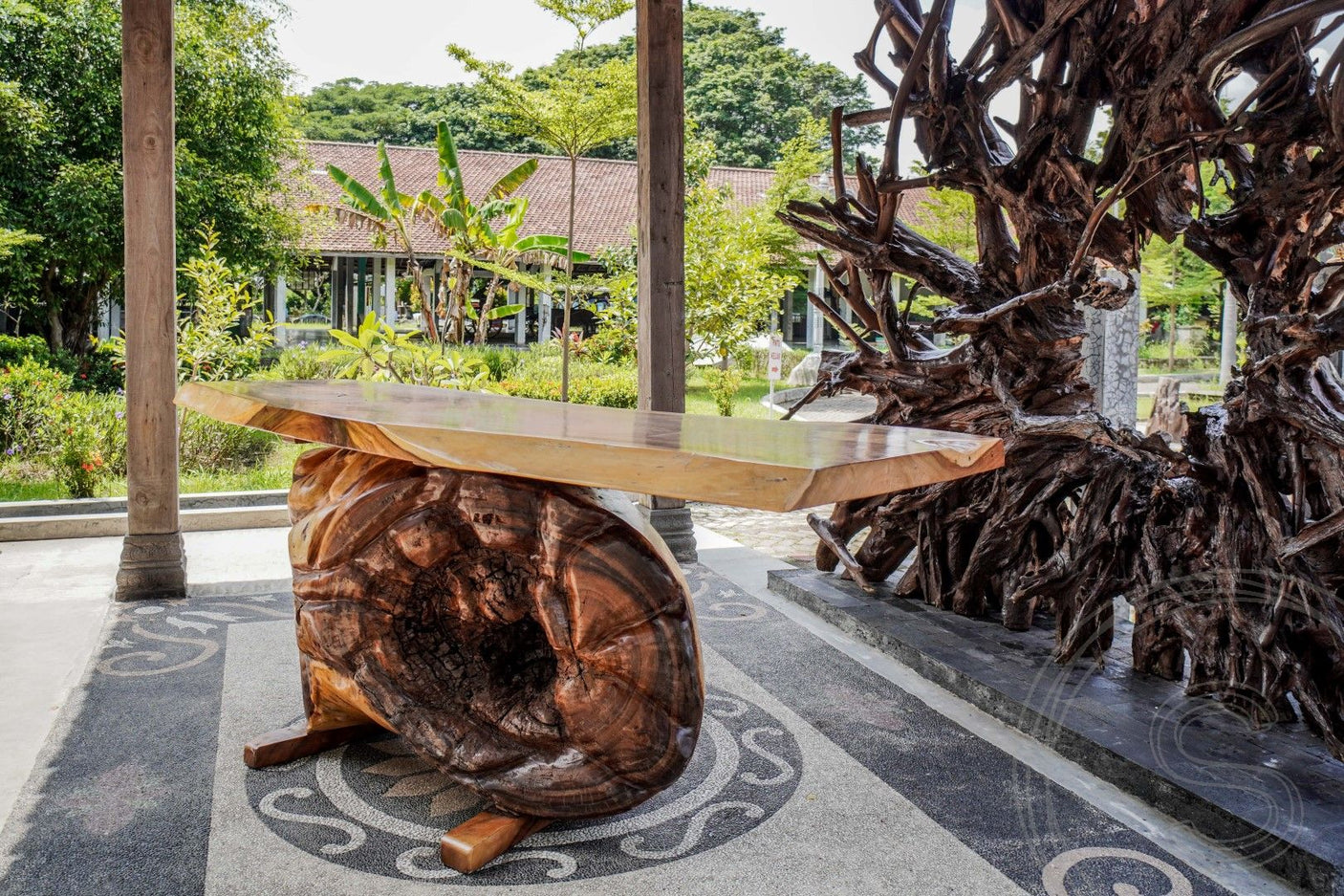 Boomstam Bartafel GIANT 300cm - Souren Meubels