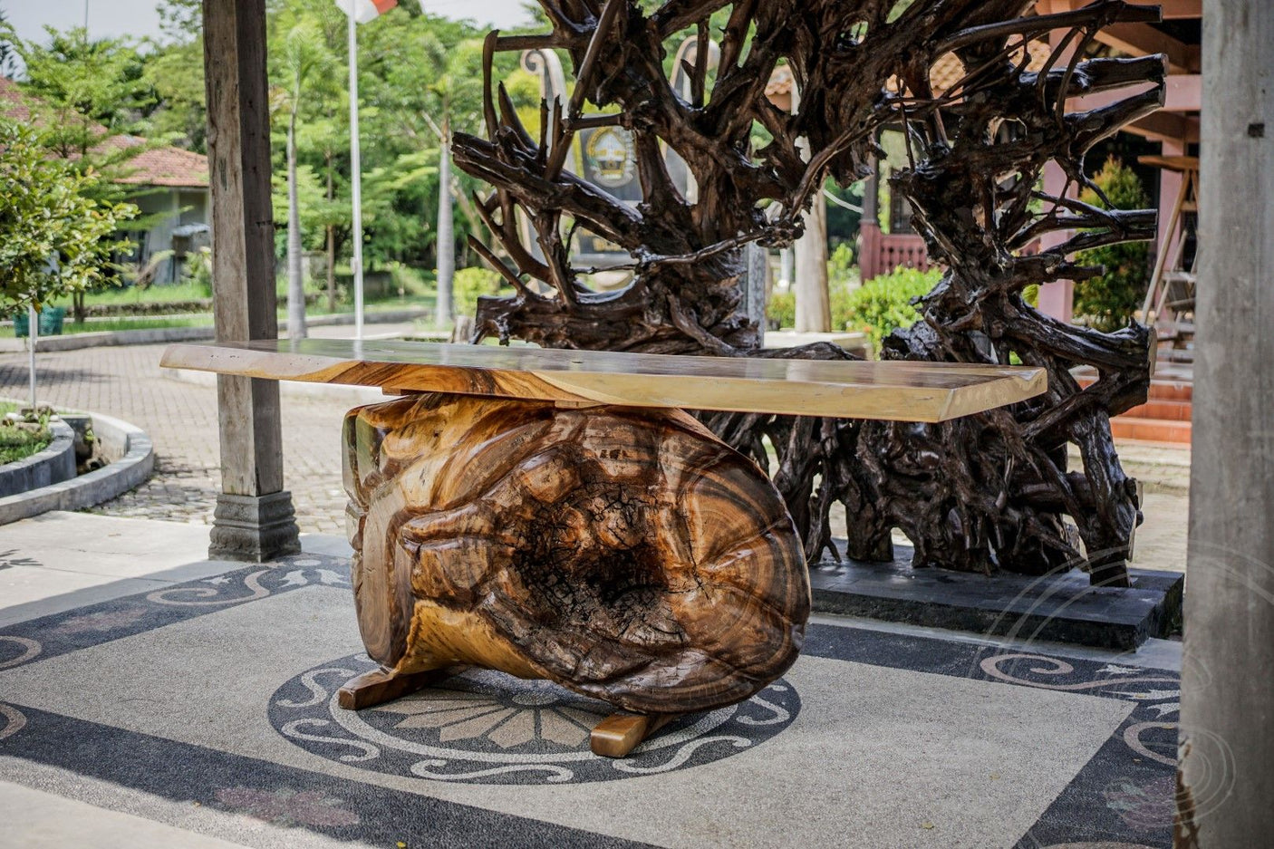 Boomstam Bartafel GIANT 300cm - Souren Meubels