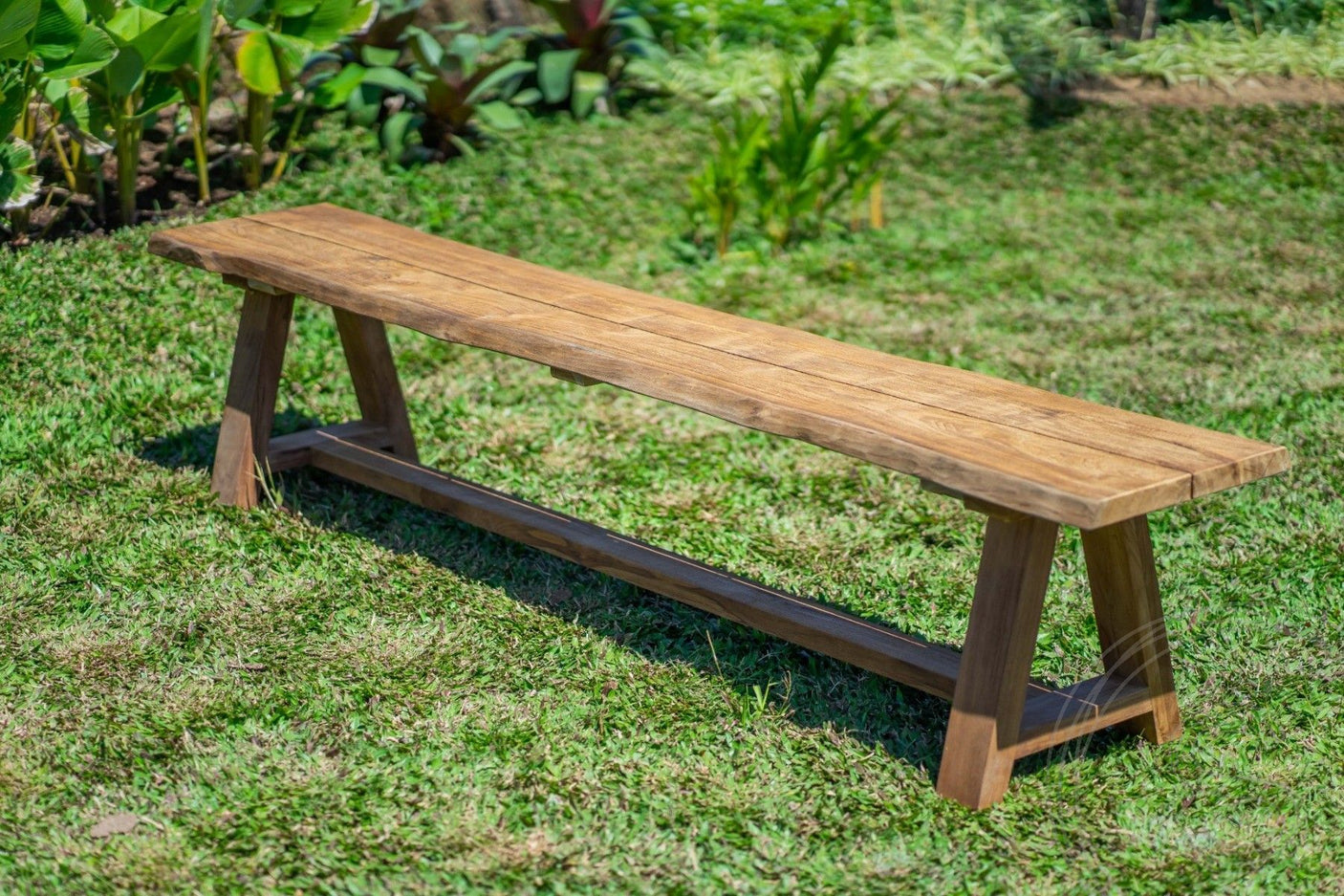 Teak tuinbank Java 220cm - Souren Meubels