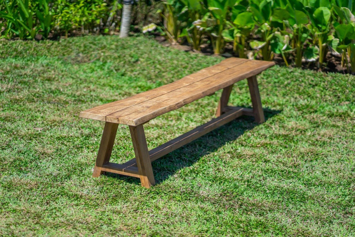 Teak tuinbank Java 220cm - Souren Meubels