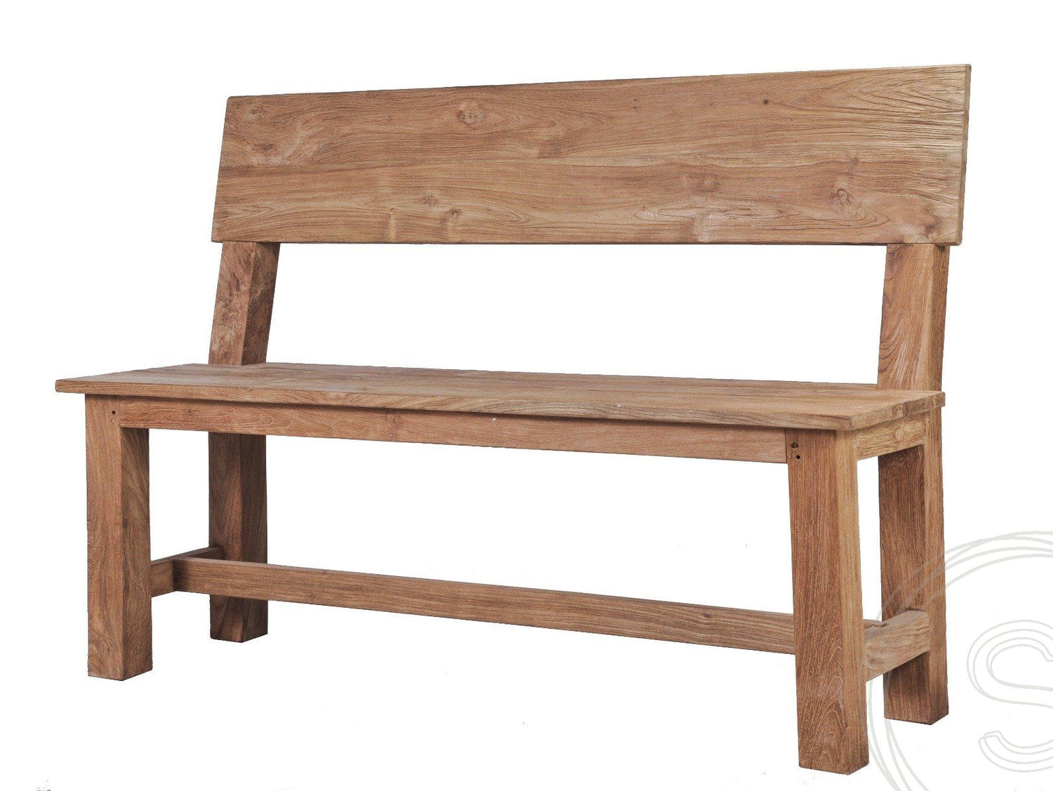 Teakholz Bank 180cm Sandaran