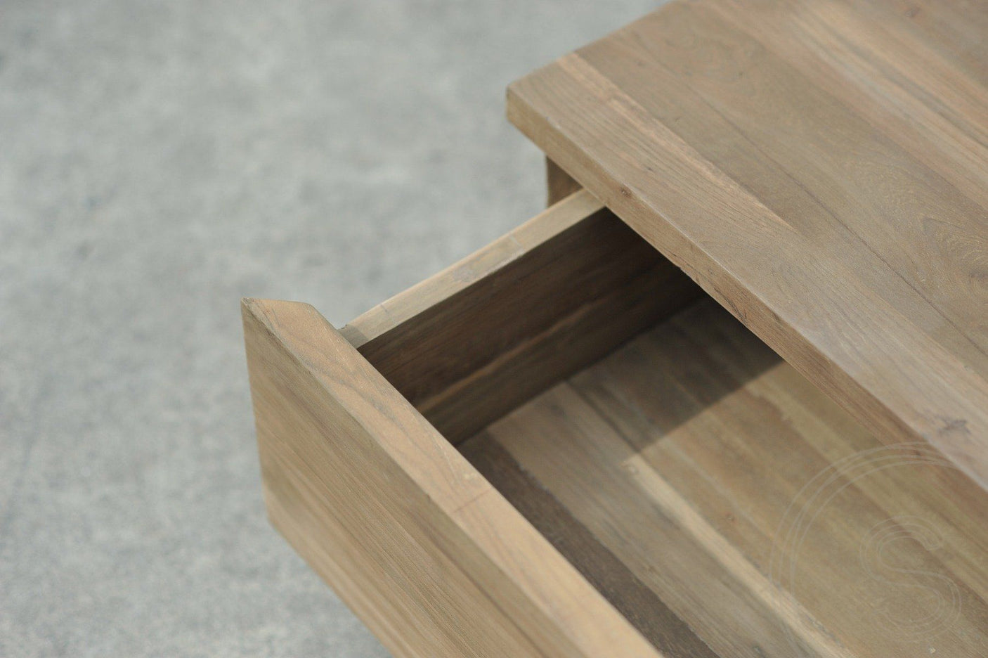 Teak Couchtisch Block 110x70cm