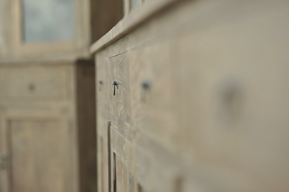 Teak buffetkast 160cm oud hout - Souren Meubels