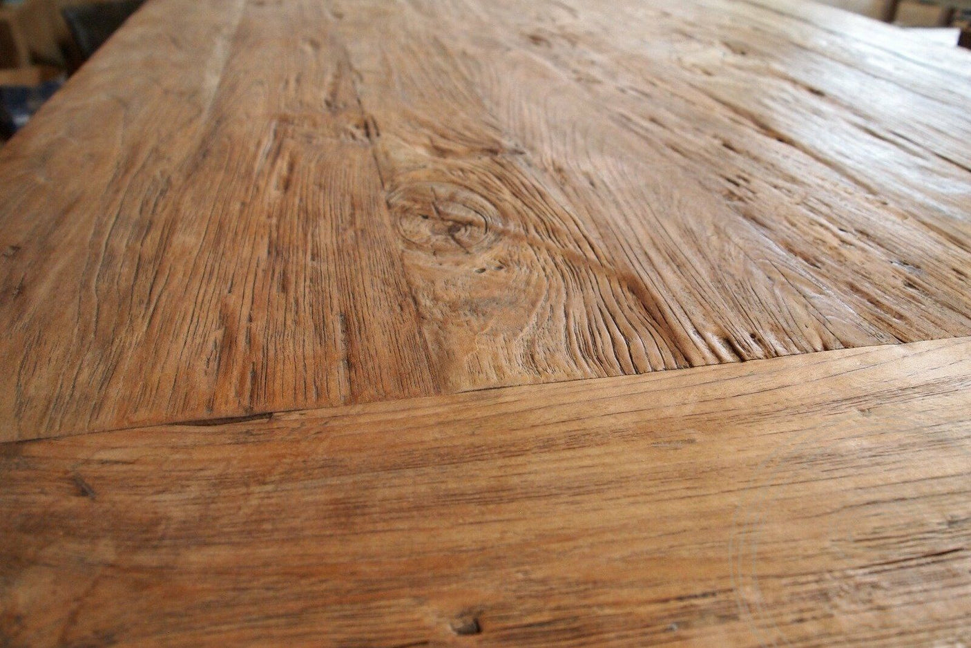 Teak kloostertafel 220x100 - Souren Meubels