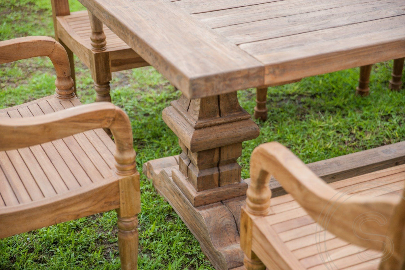 Klooster tuintafel 400 x 100 - Souren Meubels