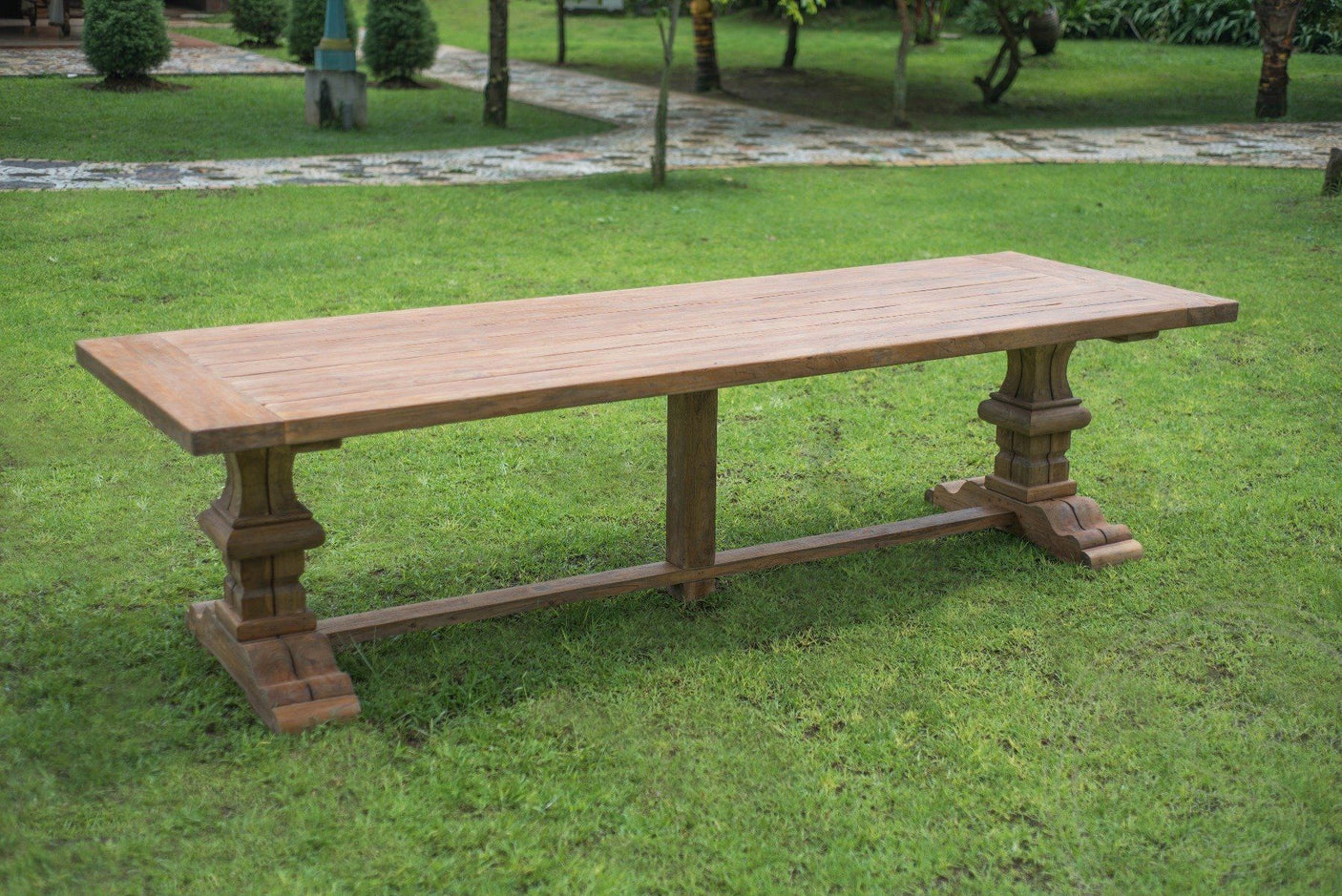 Klooster tuintafel 400 x 100 - Souren Meubels