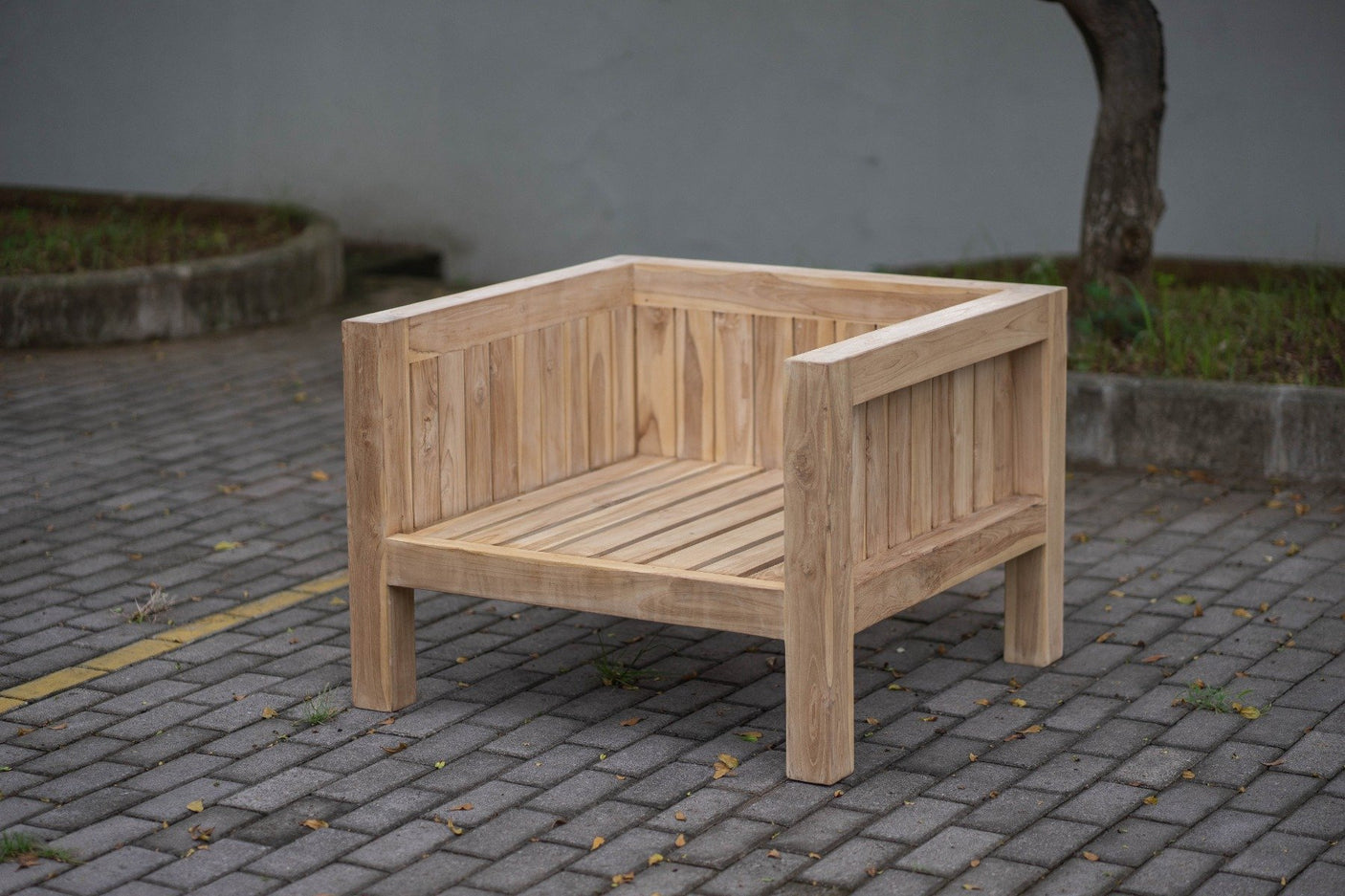 Teak Loungestoel Algarve - Souren Meubels