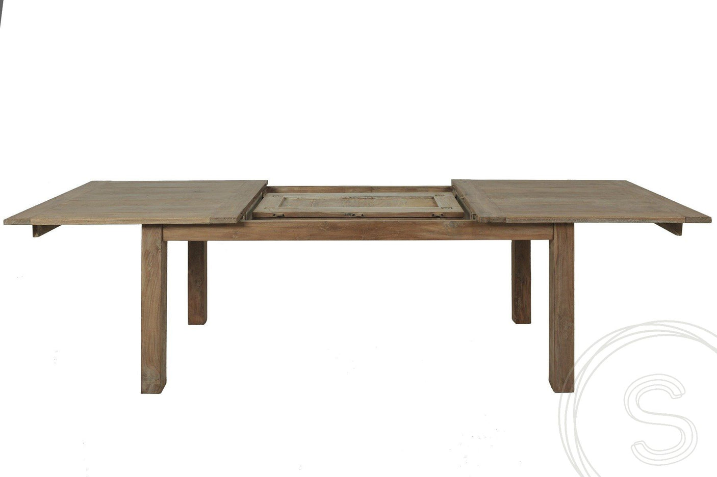 Teak tafel uitschuifbaar 200 - 250 - 300x100 cm - Souren Meubels
