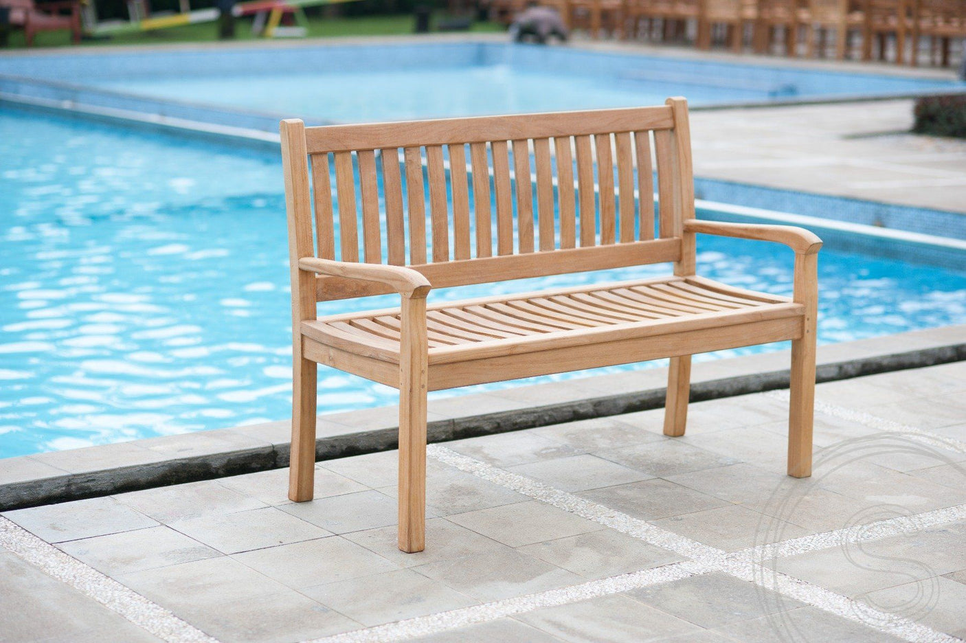 Teak Gartenbank 130cm Beaufort
