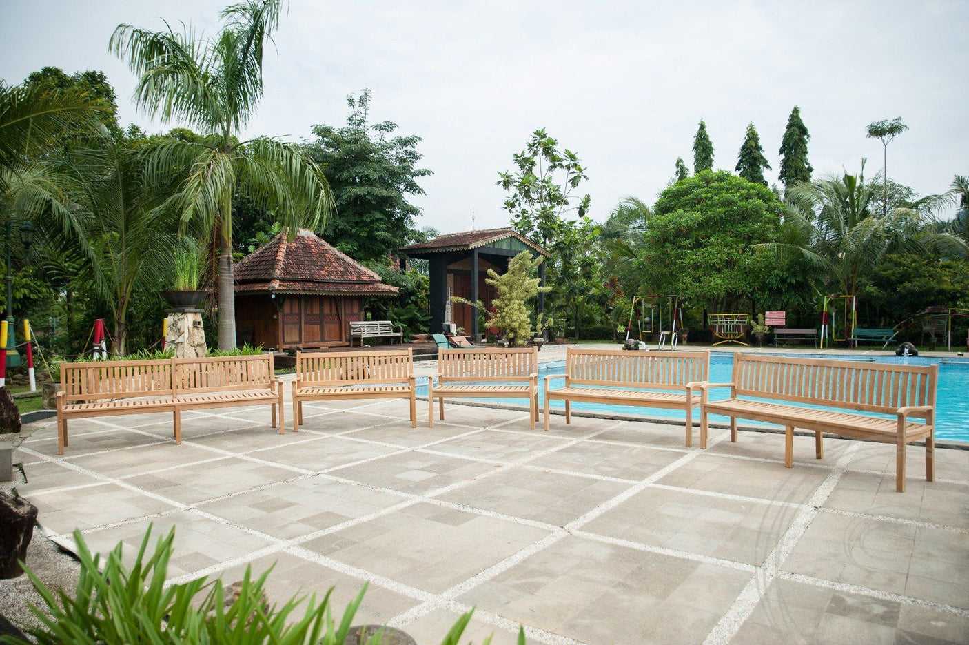 Teak Gartenbank 130cm Beaufort