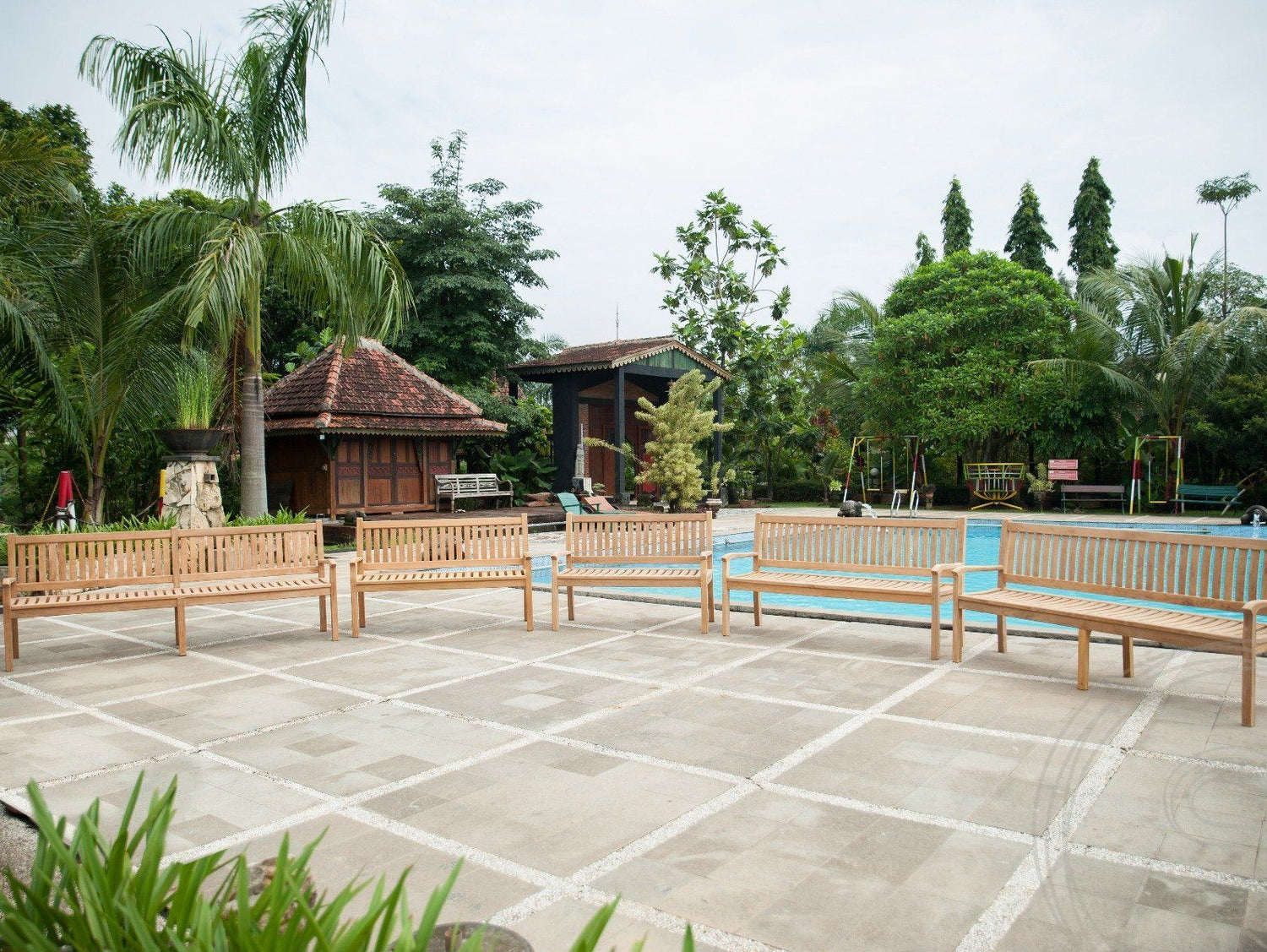 Teak Gartenbank 240cm Beaufort