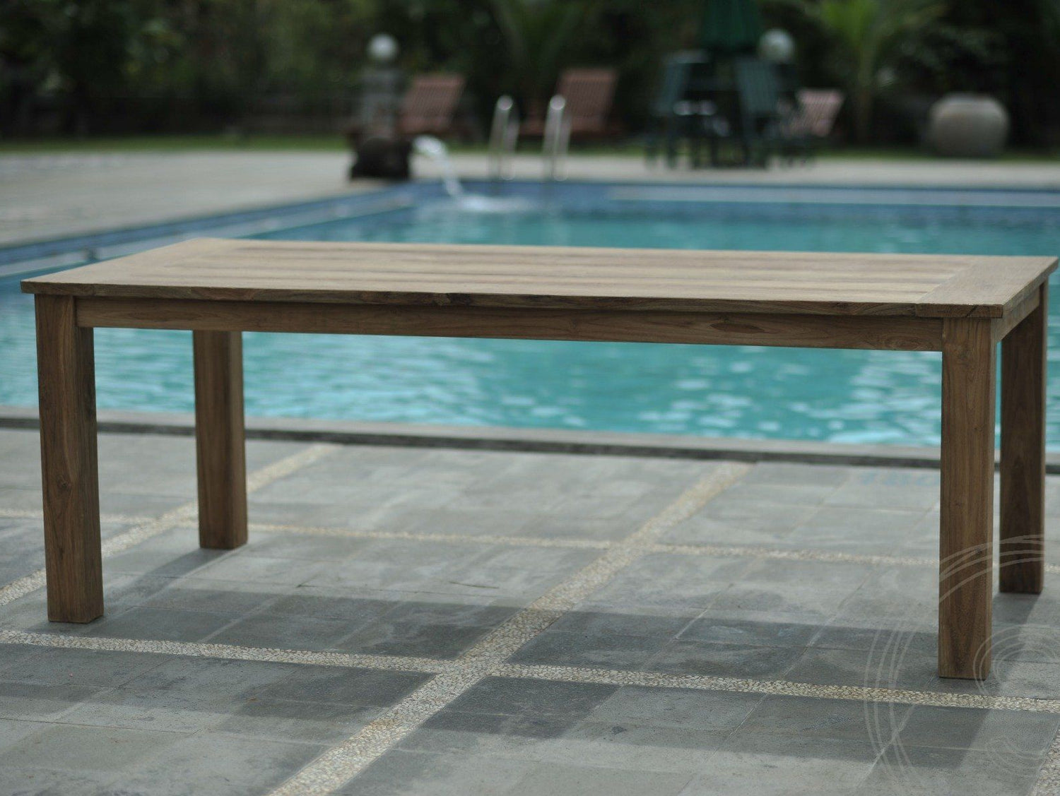 Teak Gartentisch 180 x 90