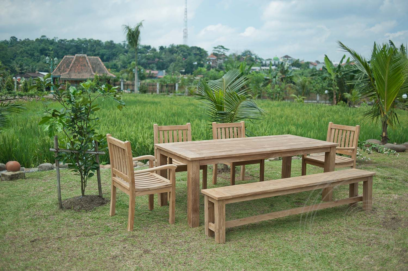 Teak Gartenbank 220cm