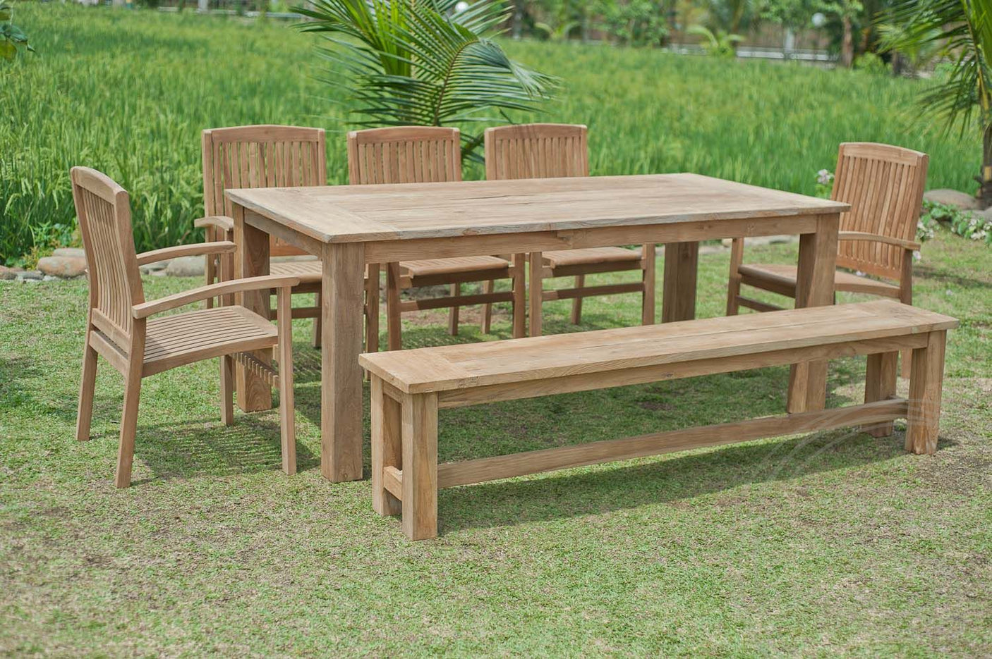 Teak Gartenbank 220cm