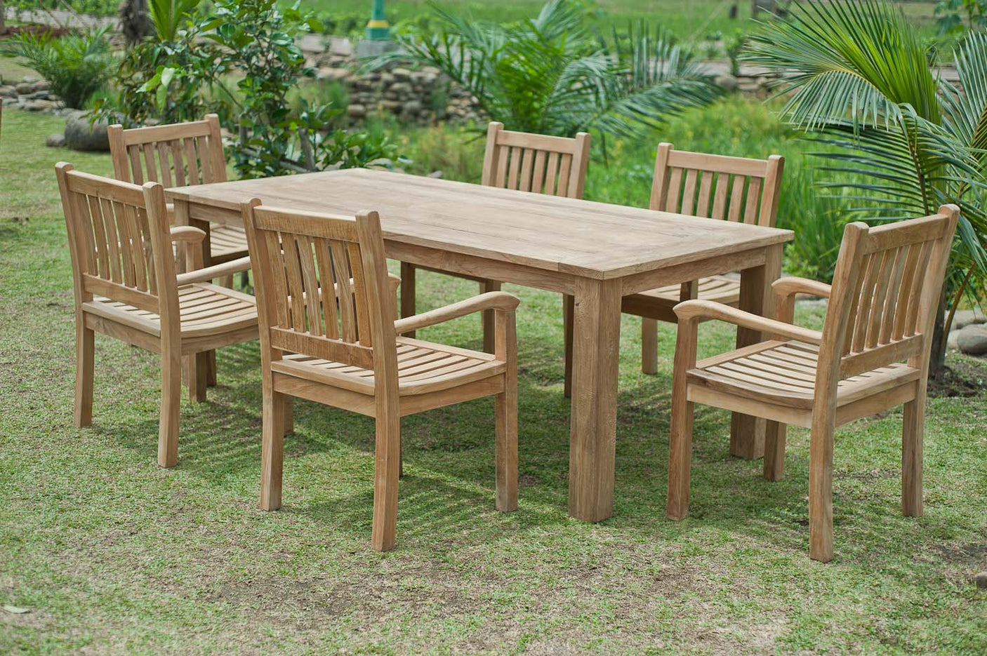 Teak tuinstoel Beaufort - Souren Meubels