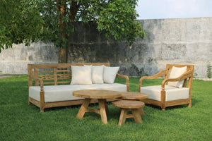 Teak Loungebank Dolce Vita – Elegante Gartenbank aus Massivholz