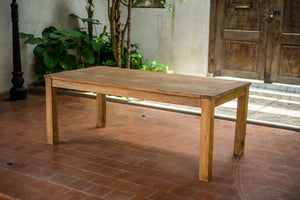 Ausziehtisch Teakholz 200-250-300x100 cm