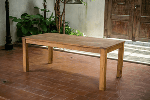 Ausziehtisch Teakholz Set 200 + 12 Stühle