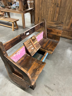 Bootsbank mit Kissen 212x55x100cm