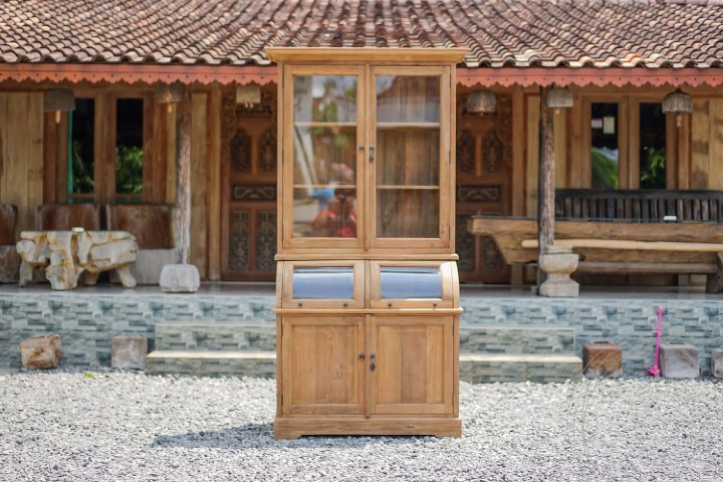 teakholz-vitrinenschrank-110cm
