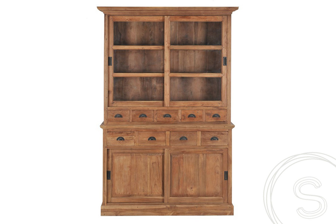 Teak Schrank gebürstet