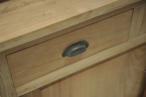 Teak Vitrinenschrank 120cm
