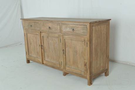 Teak Kommode 160cm Rustikal