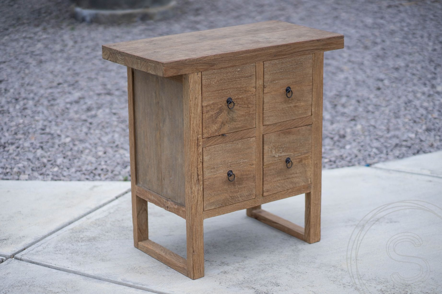 Teak Kommode Algarve 4 Schubladen