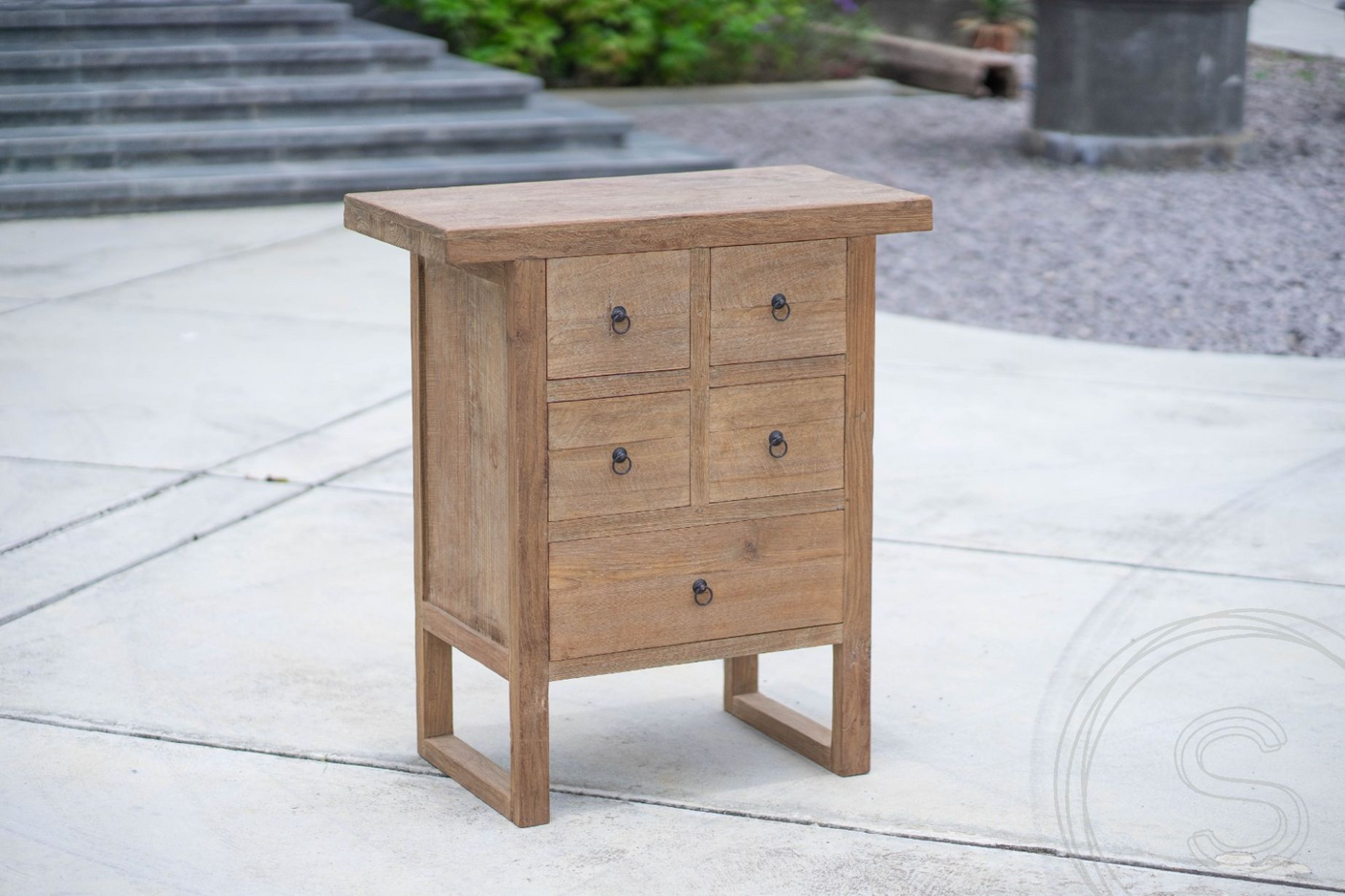 Teak Kommode Algarve 5 Schubladen