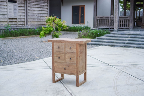 Teak Kommode Algarve 5 Schubladen