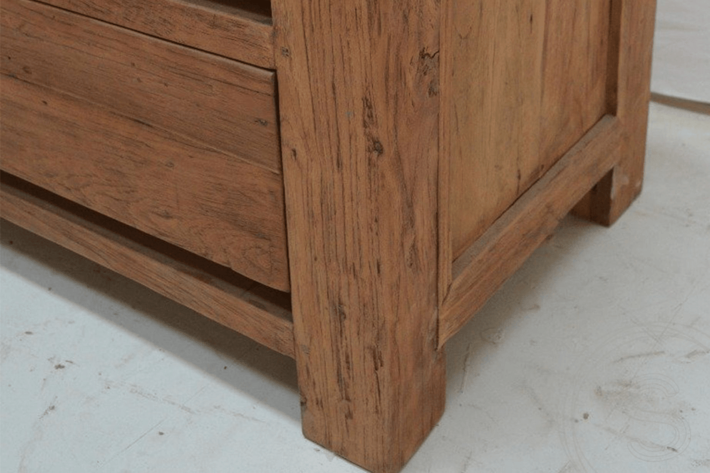 Teak TV-Anrichte 200cm Rustikal
