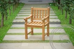Teak Gartentisch 200 x 90 + 6 Gartenstühle Elephant