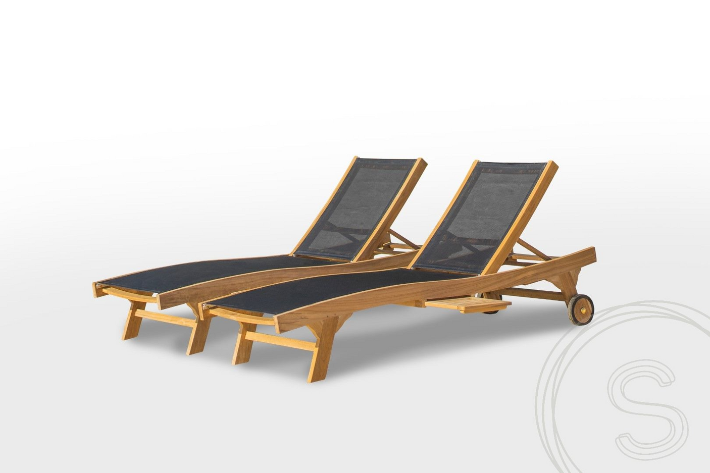 Teak Batyline Liege 2 x