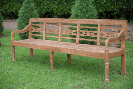 Teak Bahnhofsbank 240cm