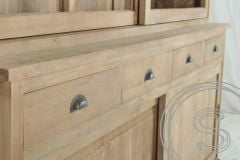 Teak Vitrinenschrank 200cm