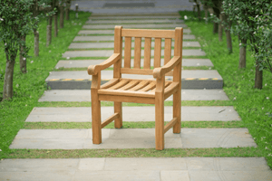 Teak Gartentisch 200 x 100 + 6 Gartenstühle Elephant