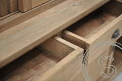 Teak Vitrinenschrank 180cm