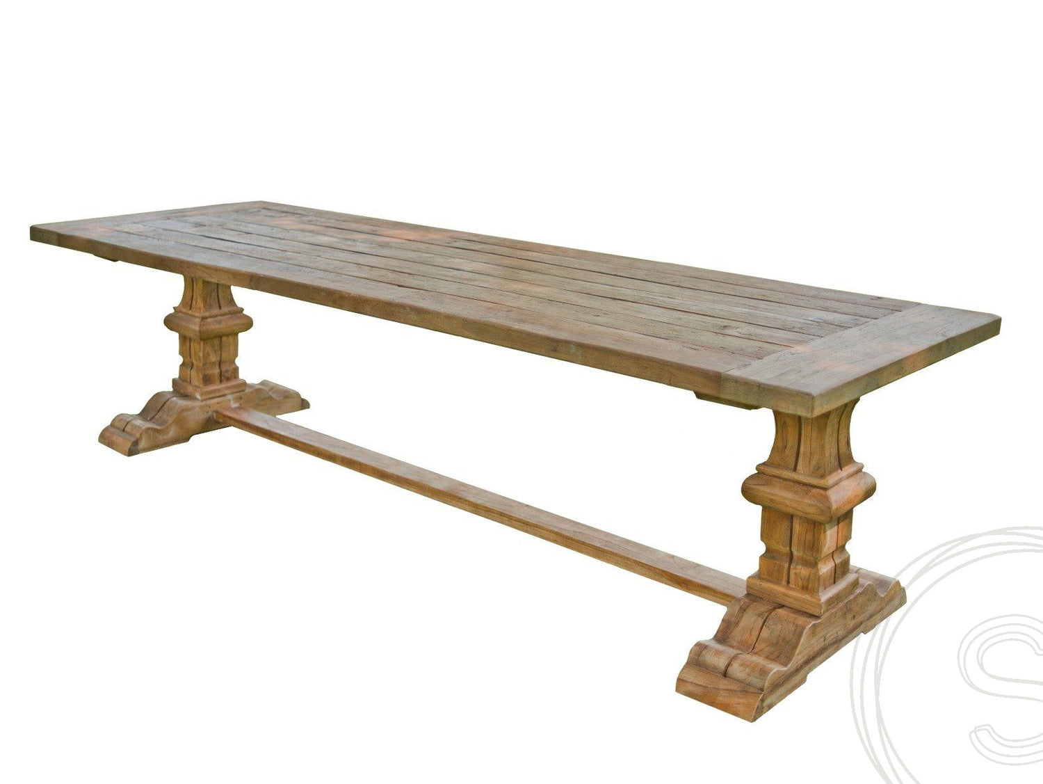 Klooster tuintafel 300 x 100 - Souren Meubels