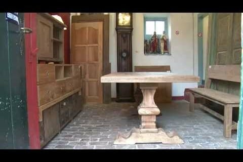 Teak kloostertafel 160x90 - Souren Meubels