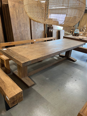 Teak-Klostertisch - 300x100x79cm